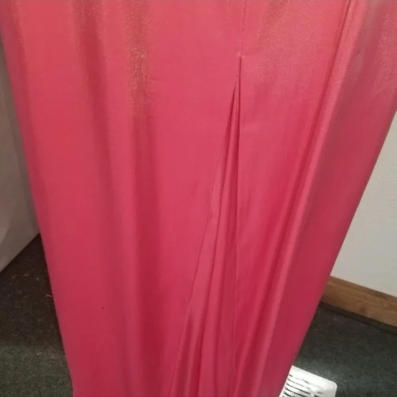 Nadine Dress Vintage 90s Loop & Round Sequins Marilyn Monroe Pink Size 7 - Picture 6 of 10